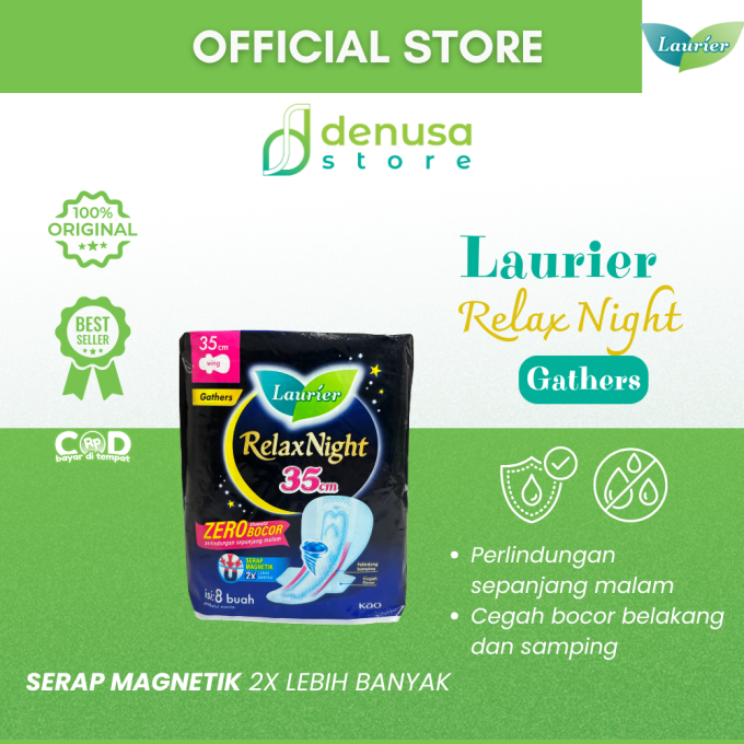 LAURIER Relax Night Wing Gathers 35cm isi 8