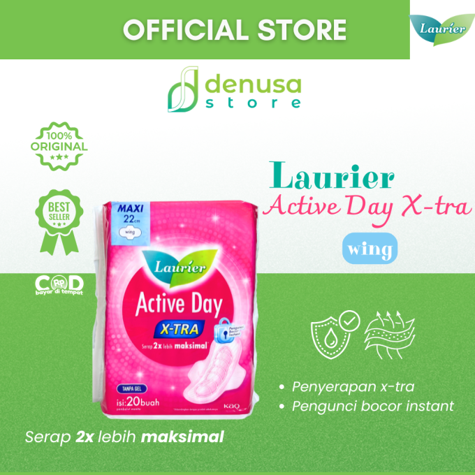 LAURIER Active Day X-tra Wing Maxi 22cm isi 20