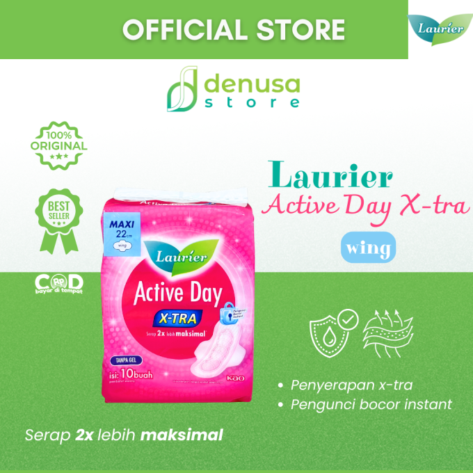 LAURIER Active Day X-tra Wing Maxi 22cm isi 10