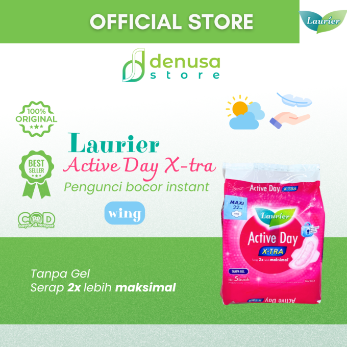 LAURIER Active Day X-tra Wing Maxi 22cm isi 5