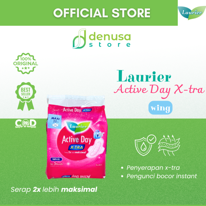 LAURIER Active Day X-tra Wing Maxi 22cm isi 5