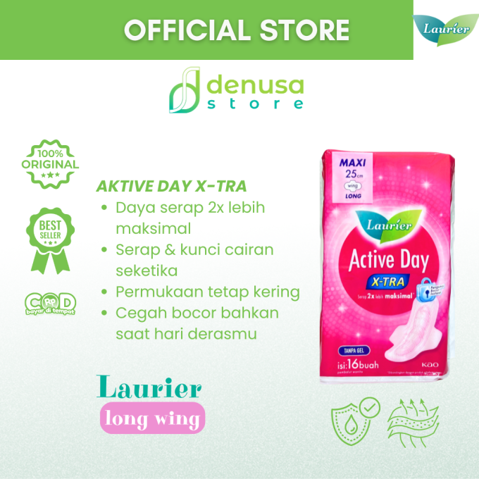 LAURIER Active Day X-tra Long Wing Maxi 25cm isi 16