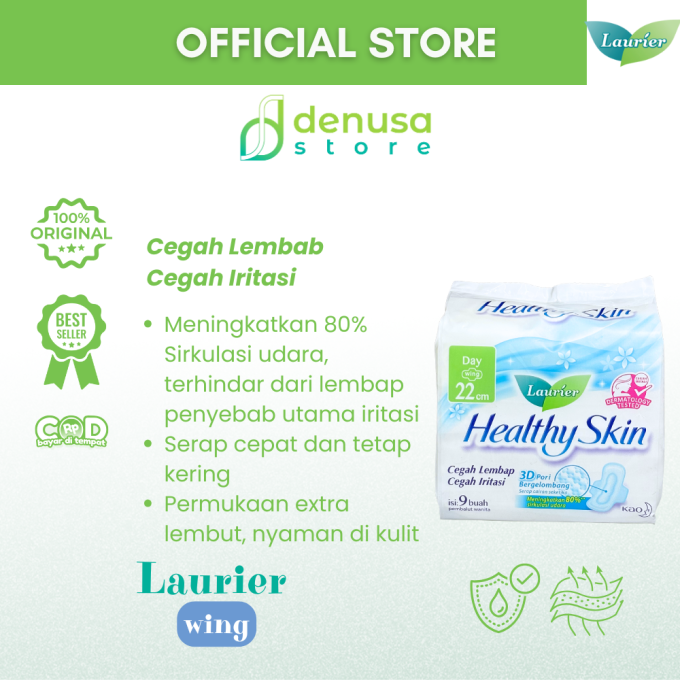 LAURIER Healthy Skin Day Wing 22cm isi 9