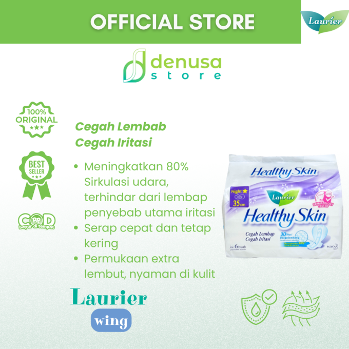 LAURIER Healthy Skin Night Wing 35cm isi 6