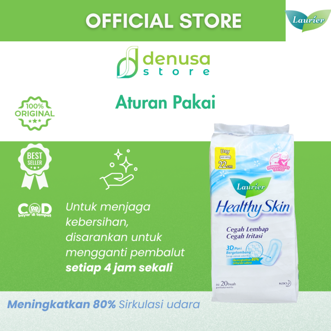 LAURIER Healthy Skin Day Non Wing 22cm isi 20