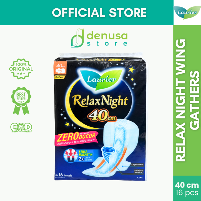 LAURIER Relax Night Wing Gathers 40cm isi 8