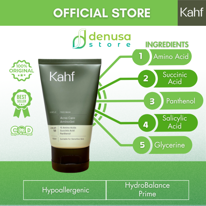 KAHF Face Wash Acne Care AminoGel 100ml
