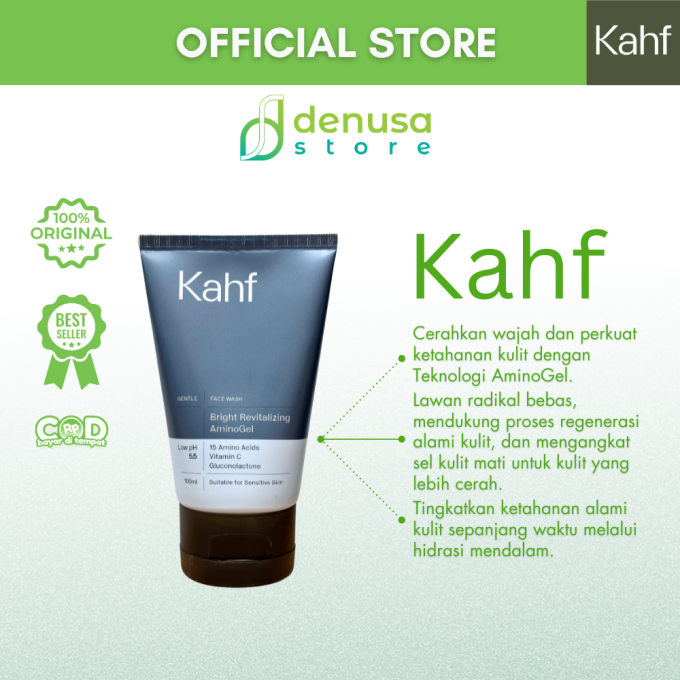 KAHF Face Wash Bright Revitalizing AminoGel 100ml