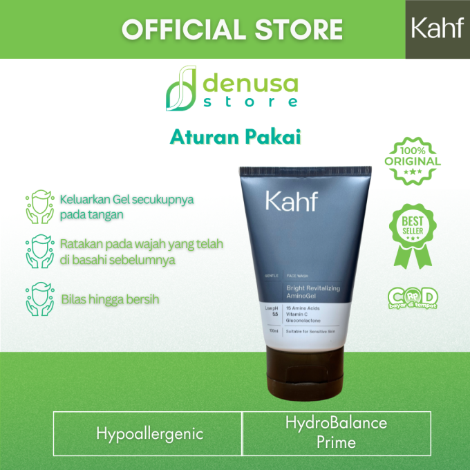 KAHF Face Wash Bright Revitalizing AminoGel 100ml