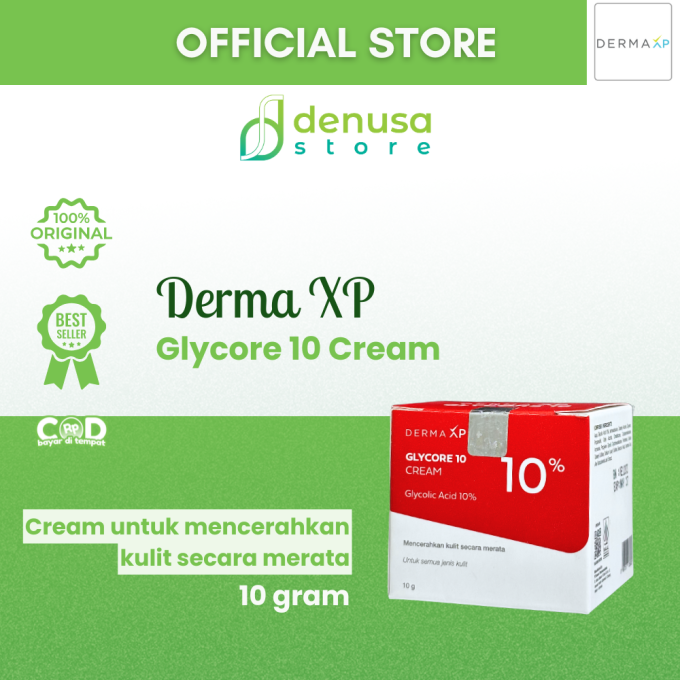DERMA XP Glycore 10 Cream Glycolic Acid 10% 10 g