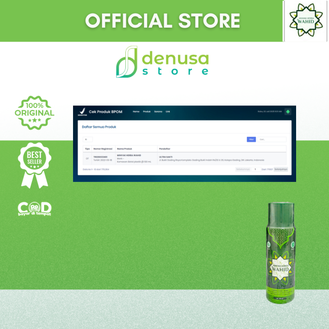 Minyak Herba Wahid 100 ml