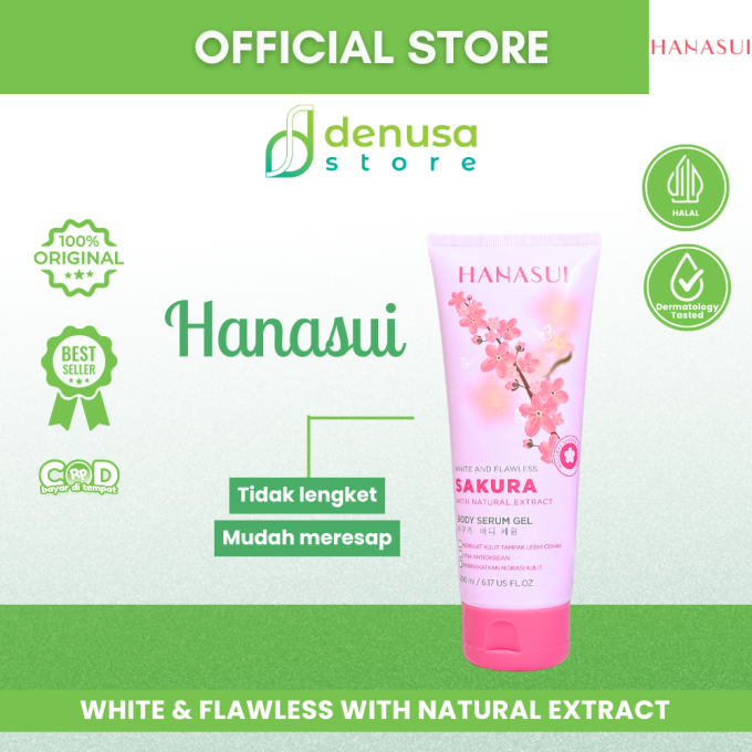 HANASUI Sakura Body Serum Gel 200 ml