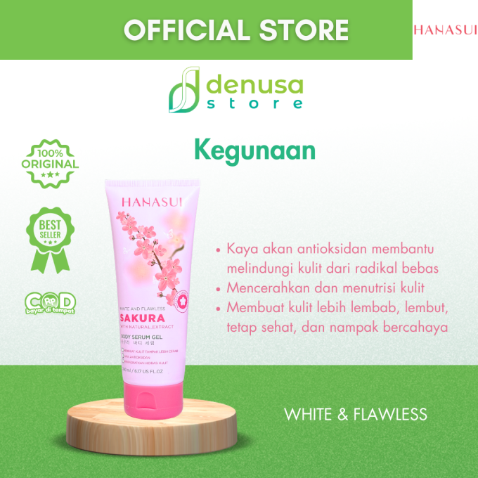 HANASUI Sakura Body Serum Gel 200 ml