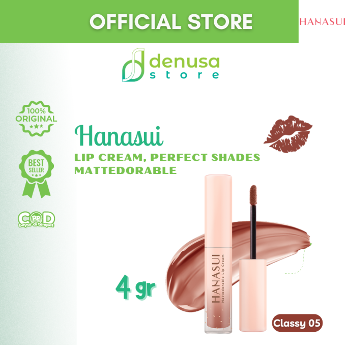 HANASUI Mattedorable Lip Cream 05 Classy 4 g