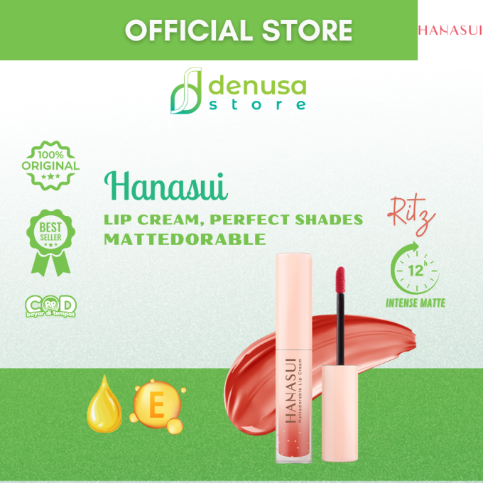 HANASUI Mattedorable Lip Cream 06 Ritz 4 g