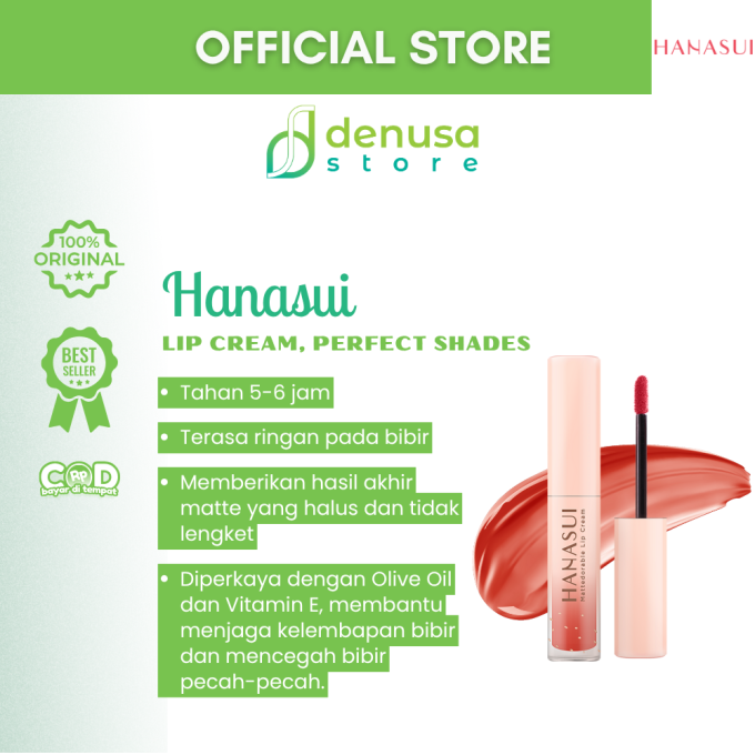 HANASUI Mattedorable Lip Cream 06 Ritz 4 g