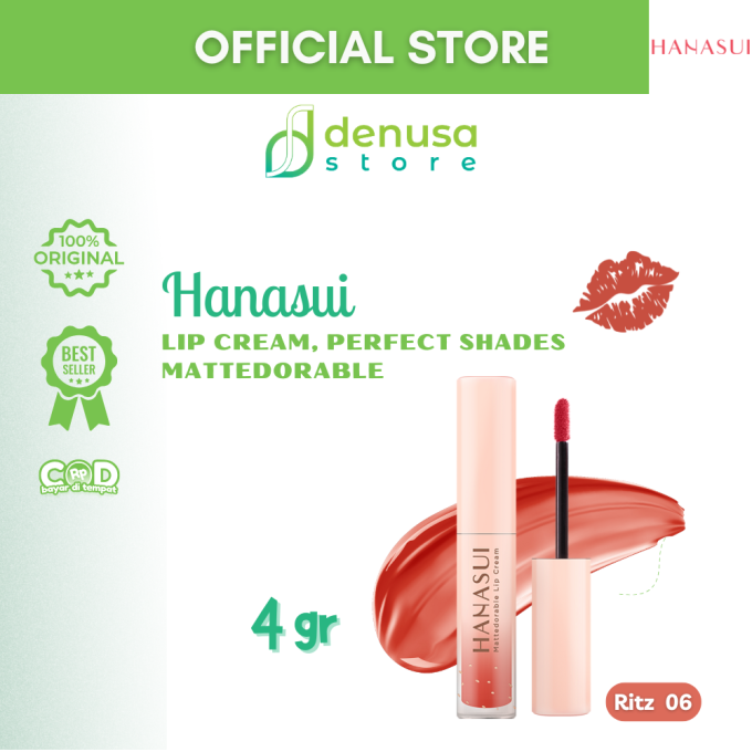 HANASUI Mattedorable Lip Cream 06 Ritz 4 g