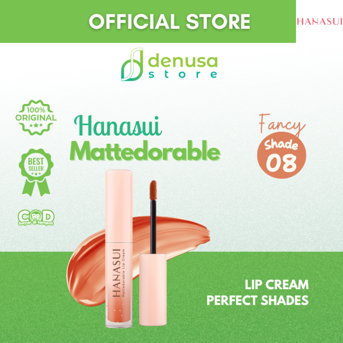 HANASUI Mattedorable Lip Cream 08 Fancy 4 g