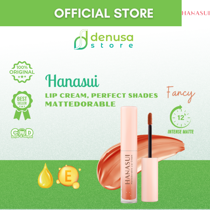 HANASUI Mattedorable Lip Cream 08 Fancy 4 g