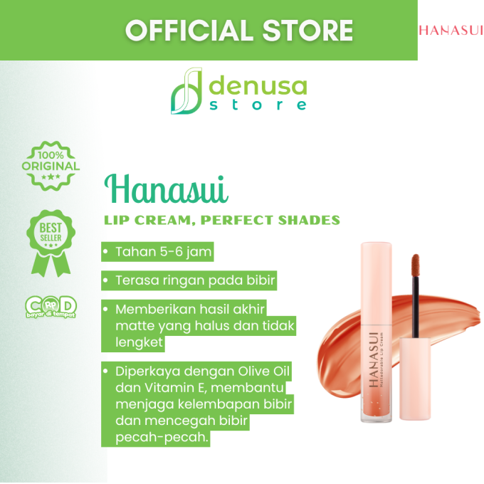 HANASUI Mattedorable Lip Cream 08 Fancy 4 g