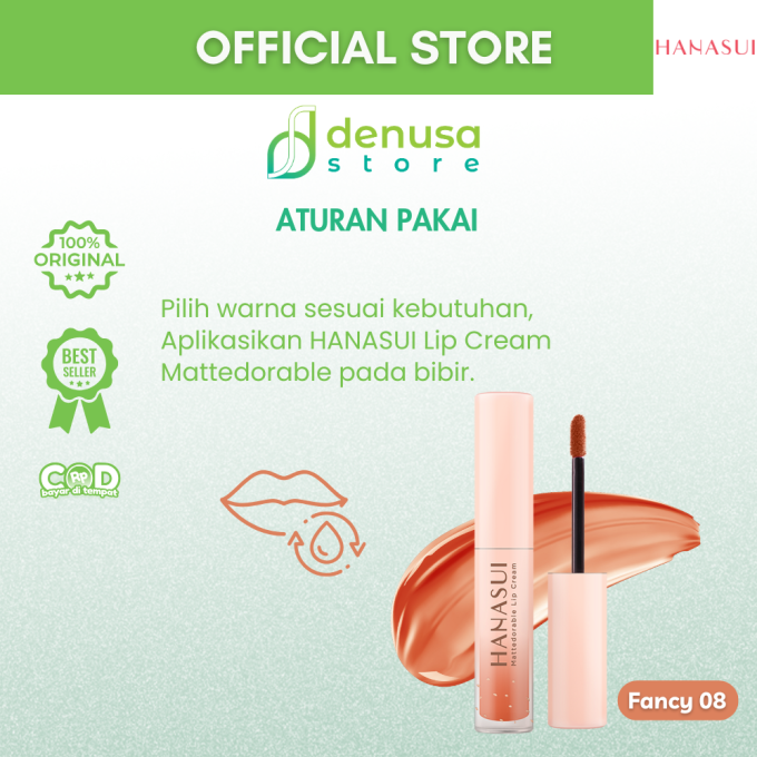 HANASUI Mattedorable Lip Cream 08 Fancy 4 g