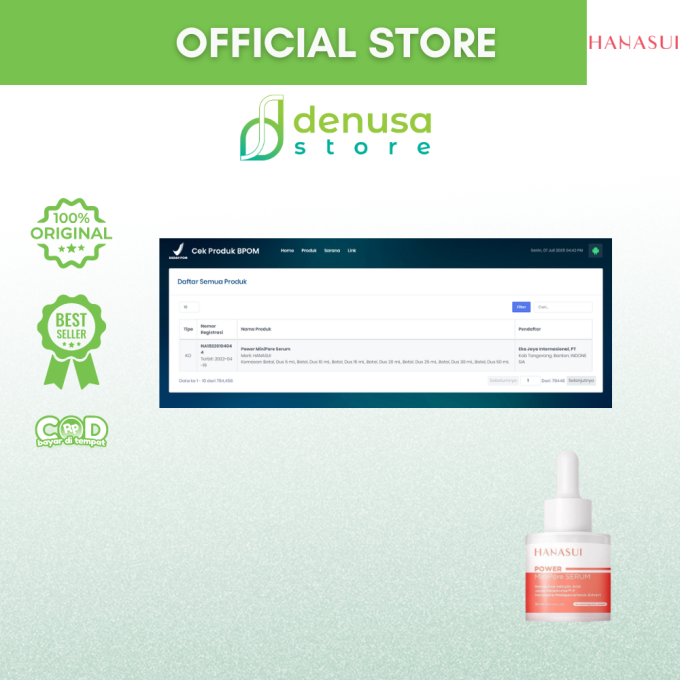 HANASUI Power MiniPore Serum 20 ml