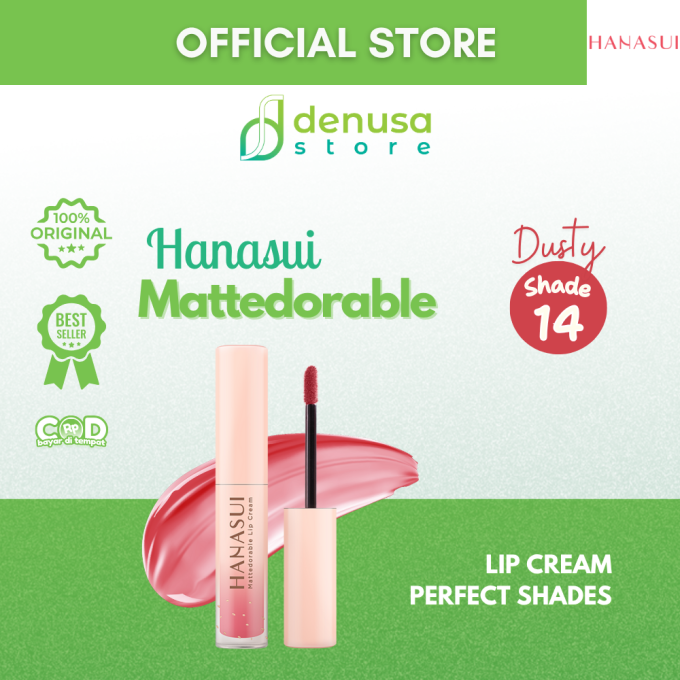 HANASUI Mattedorable Lip Cream 14 Dusty 4 g