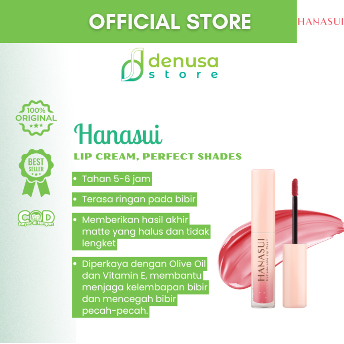 HANASUI Mattedorable Lip Cream 14 Dusty 4 g