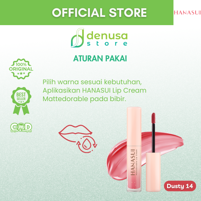 HANASUI Mattedorable Lip Cream 14 Dusty 4 g