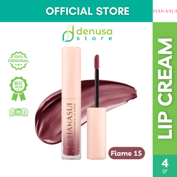 HANASUI Mattedorable Lip Cream 15 Flame 4 g