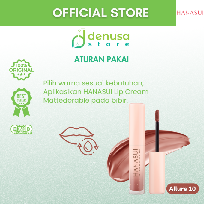 HANASUI Mattedorable Lip Cream 10 Allure 4 g
