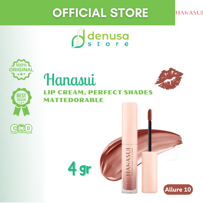 HANASUI Mattedorable Lip Cream 10 Allure 4 g