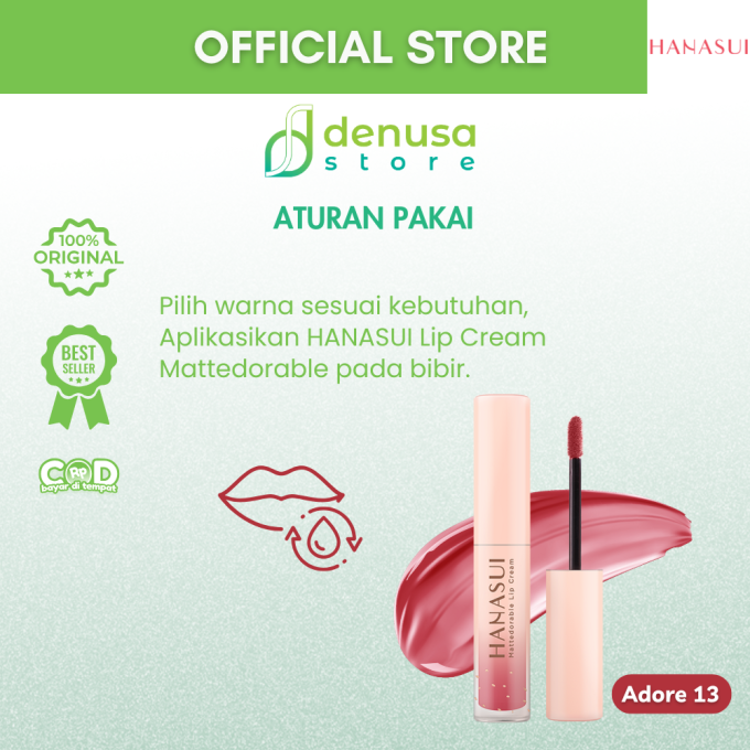 HANASUI Mattedorable Lip Cream 13 Adore 4 g