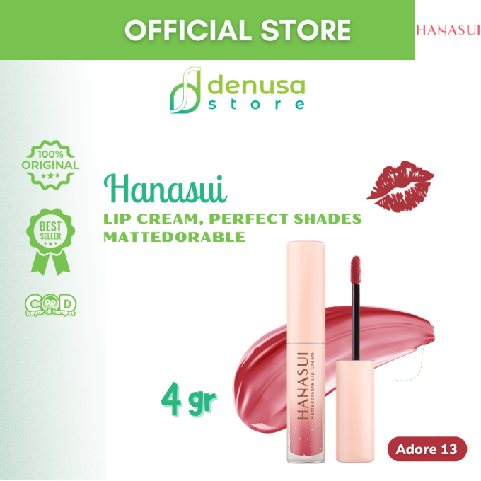 HANASUI Mattedorable Lip Cream 13 Adore 4 g