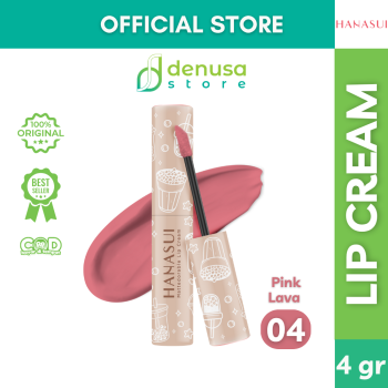 HANASUI Mattedorable Lip Cream Boba Edition 04 Pink Lava 4 g