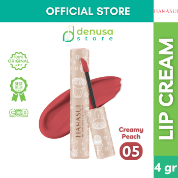 HANASUI Mattedorable Lip Cream Boba Edition 05 Creamy Peach 4 g