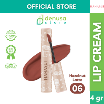 HANASUI Mattedorable Lip Cream Boba Edition 06 Hazelnut Latte 4 g