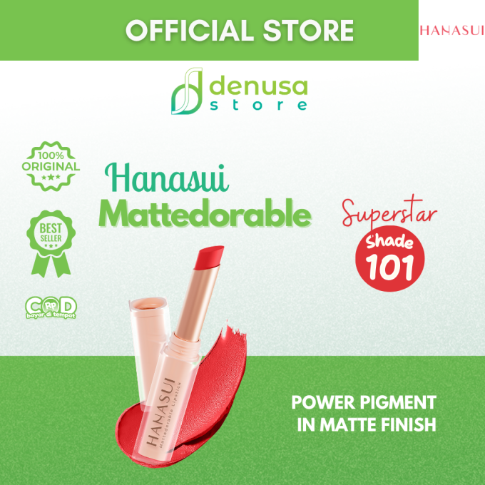 HANASUI Mattedorable Lipstick 101 Superstar 2 g