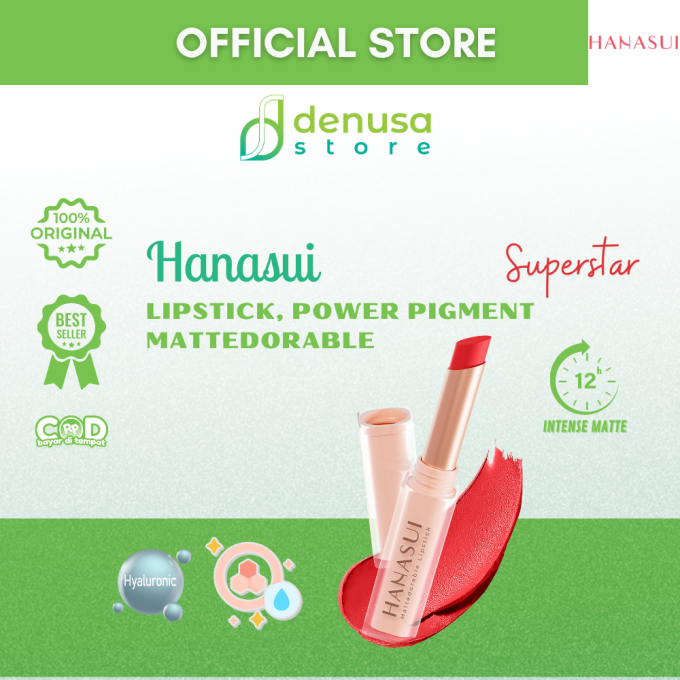 HANASUI Mattedorable Lipstick 101 Superstar 2 g