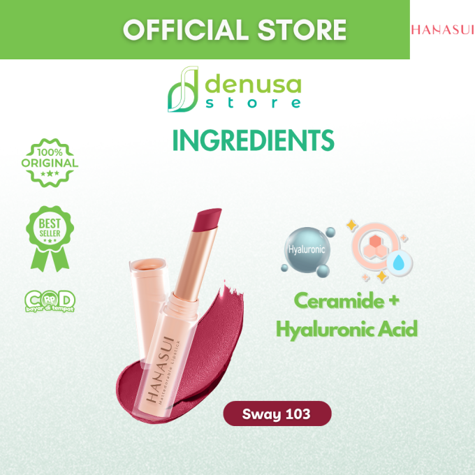 HANASUI Mattedorable Lipstick 103 Sway 2 g