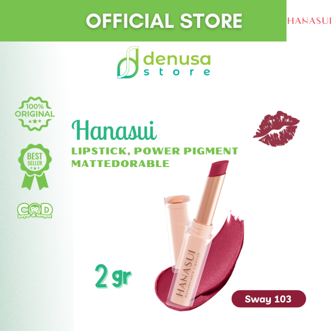 HANASUI Mattedorable Lipstick 103 Sway 2 g