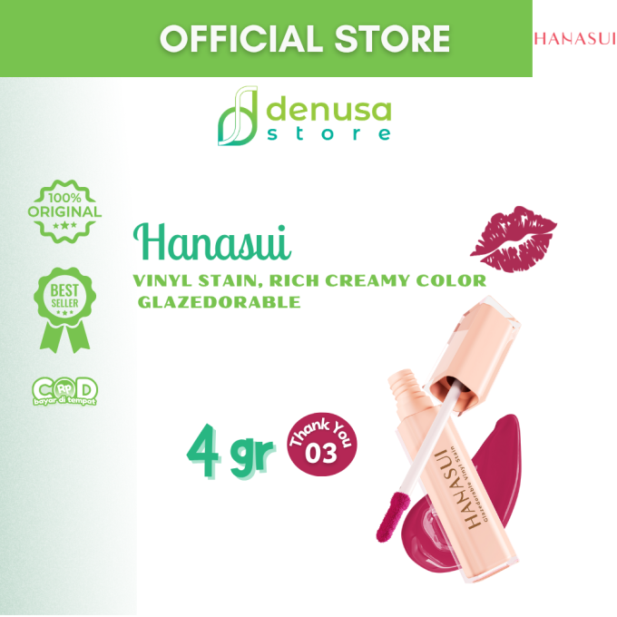 HANASUI Glazedorable Vinyl Stain 03 Thank You 4 g