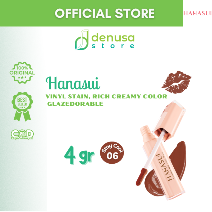 HANASUI Glazedorable Vinyl Stain 06 Stay Cool 4 g
