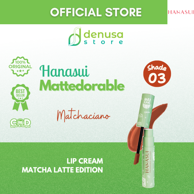 HANASUI Mattedorable Lip Cream Matcha Latte Edition 03 Matchaciano 4 g