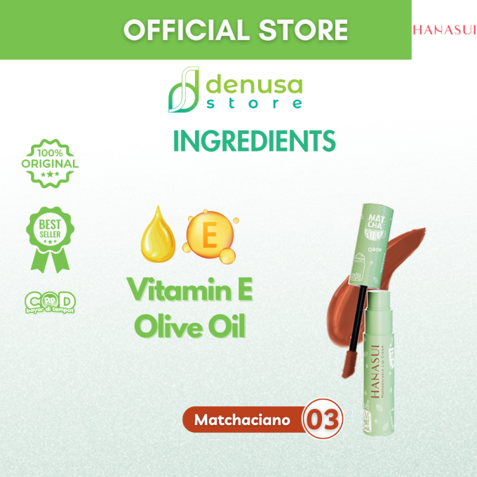HANASUI Mattedorable Lip Cream Matcha Latte Edition 03 Matchaciano 4 g