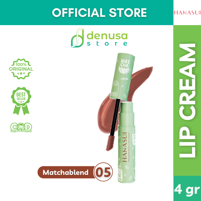 HANASUI Mattedorable Lip Cream Matcha Latte Edition 05 Matchablend 4 g