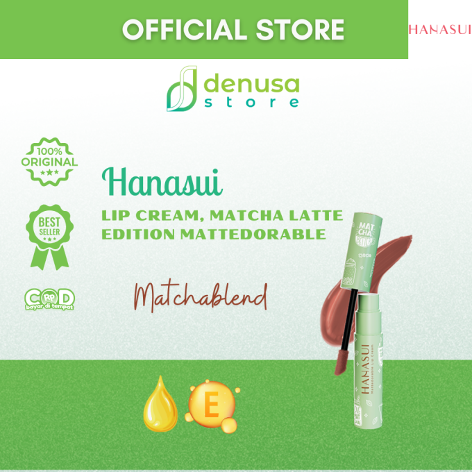 HANASUI Mattedorable Lip Cream Matcha Latte Edition 05 Matchablend 4 g