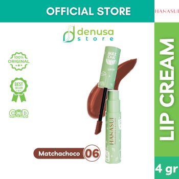 HANASUI Mattedorable Lip Cream Matcha Latte Edition 06 Matchachoco 4 g