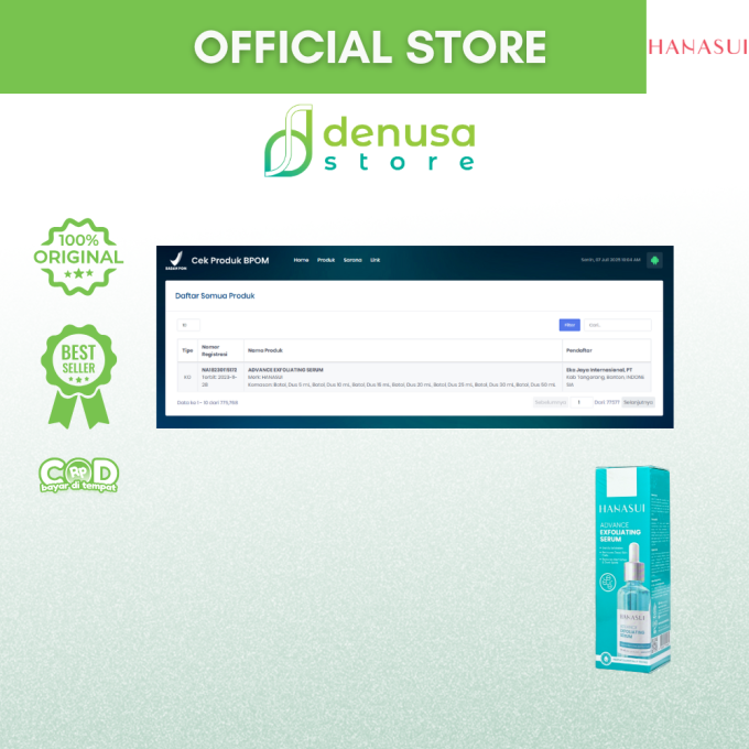 HANASUI Advance Exfoliating Serum 20 ml