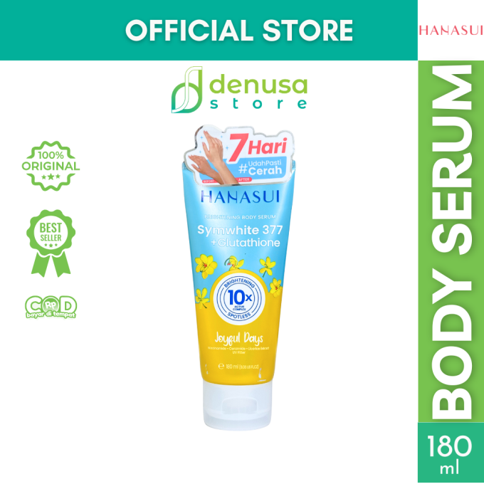 HANASUI Brightening Body Serum Symwhite 377 + Glutathione Joyful Days 180 ml